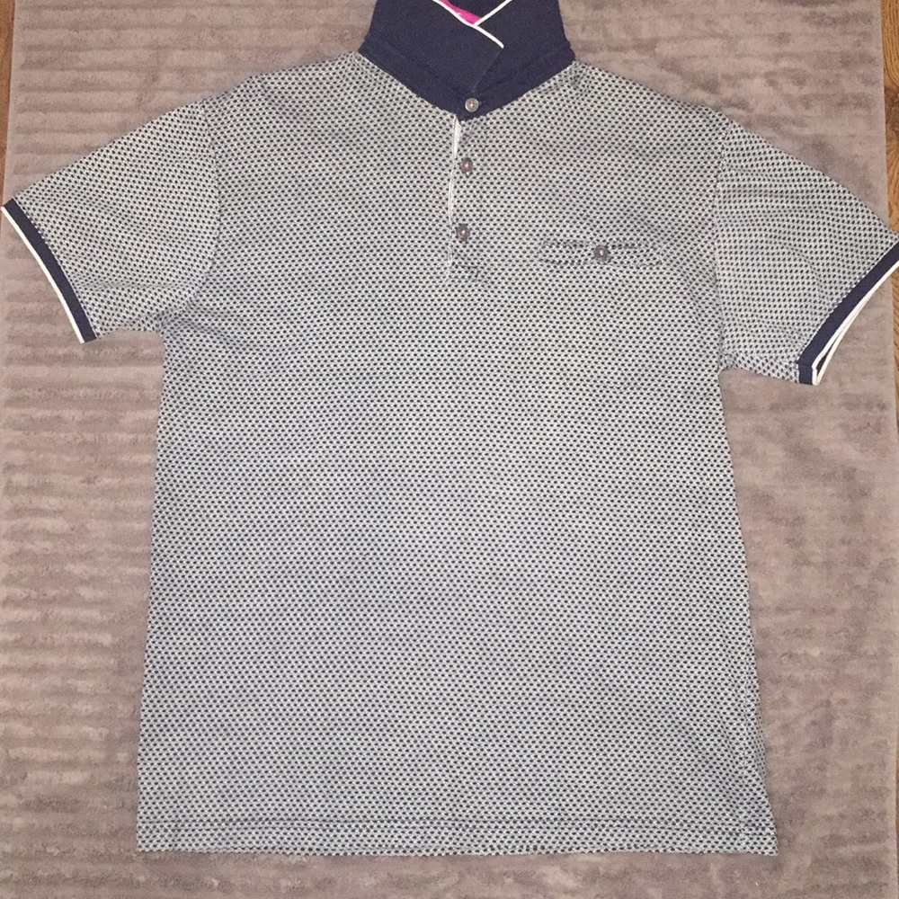 Denim & Flower Mens Collared Shirt